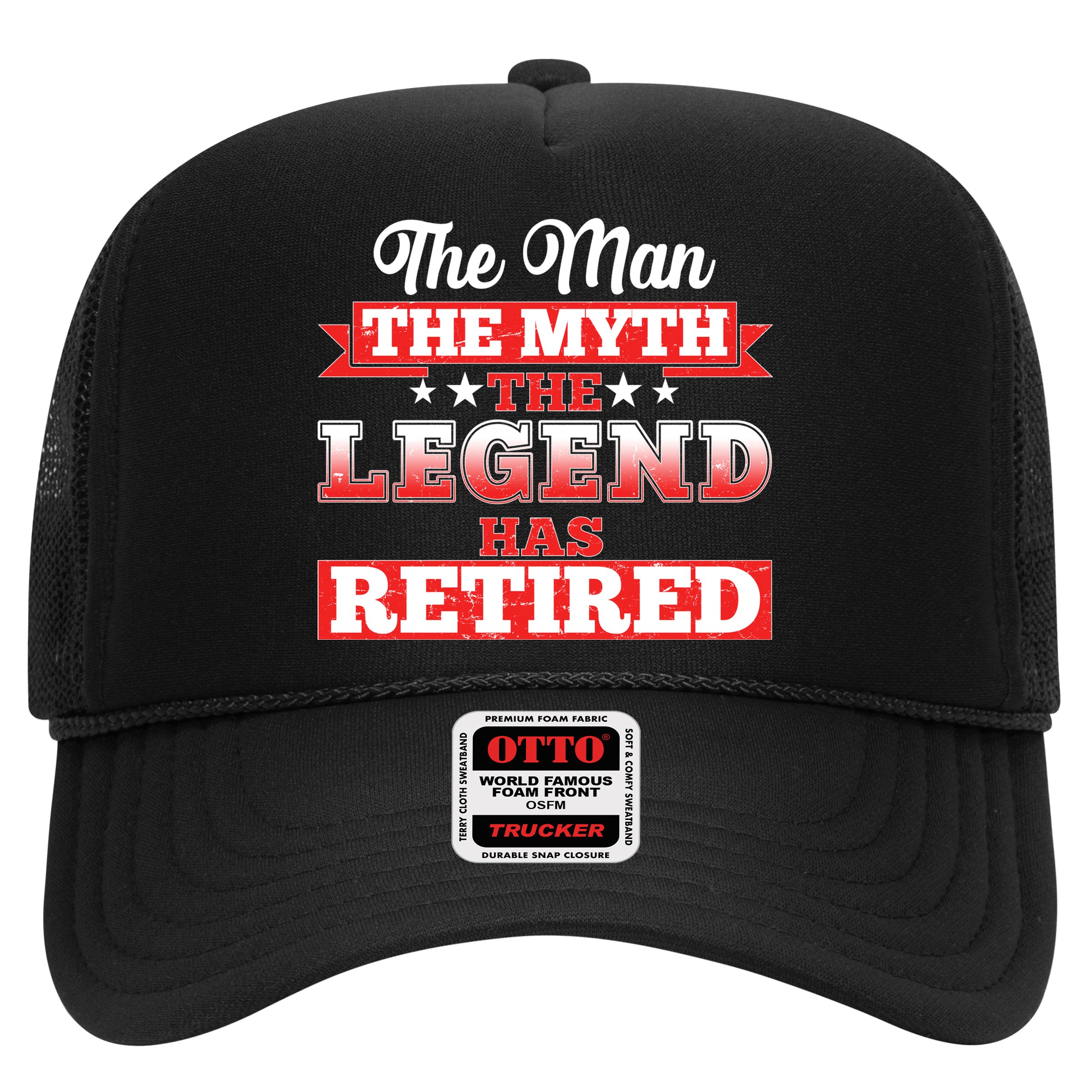 Distressed The Man The Myth The Legend Has Retired  Hat