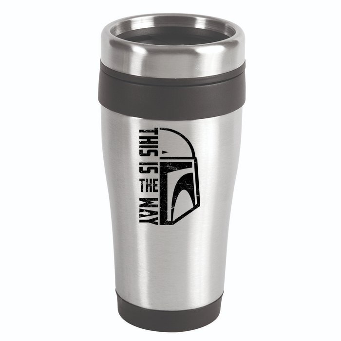 Distressed This Is The Way Helmet 16oz Travel Tumbler