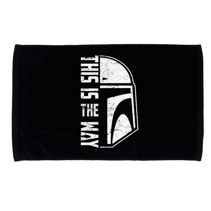 Distressed This Is The Way Helmet Microfiber Hand Towel