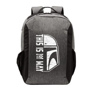 Distressed This Is The Way Helmet Vector Backpack