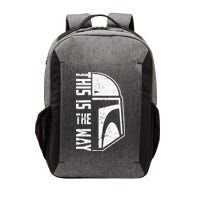 Distressed This Is The Way Helmet Vector Backpack