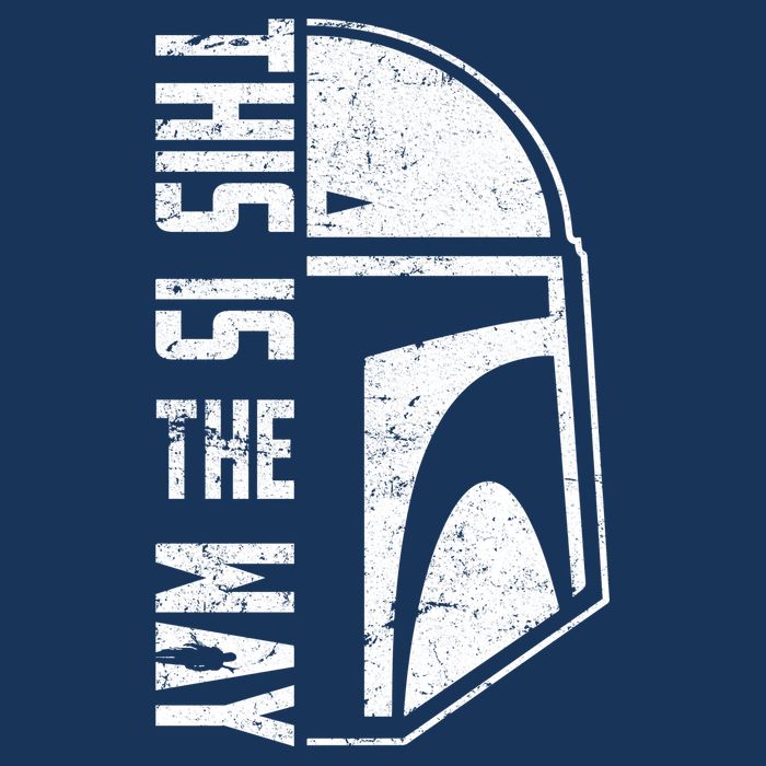 Distressed This Is The Way Helmet Sweatshirt