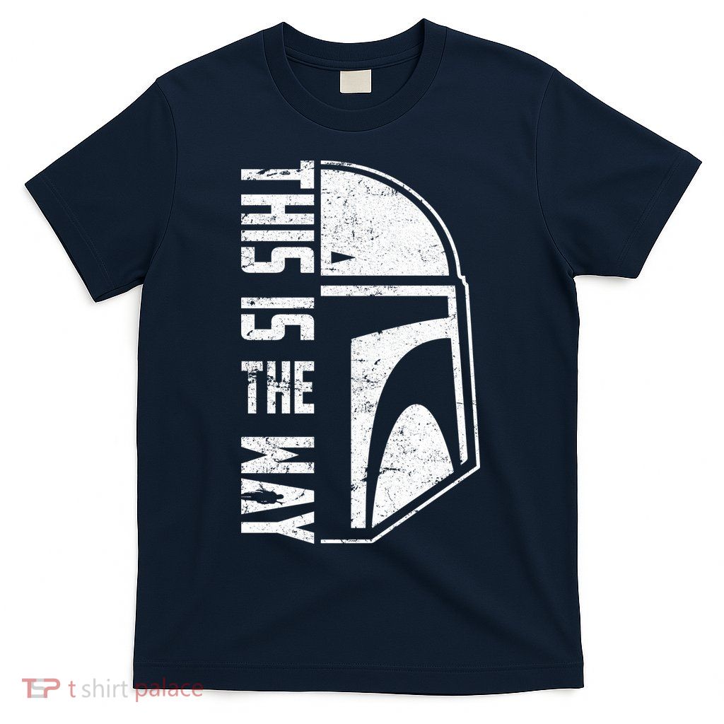 Distressed This Is The Way Helmet T-Shirt