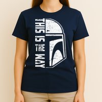 Distressed This Is The Way Helmet T-Shirt