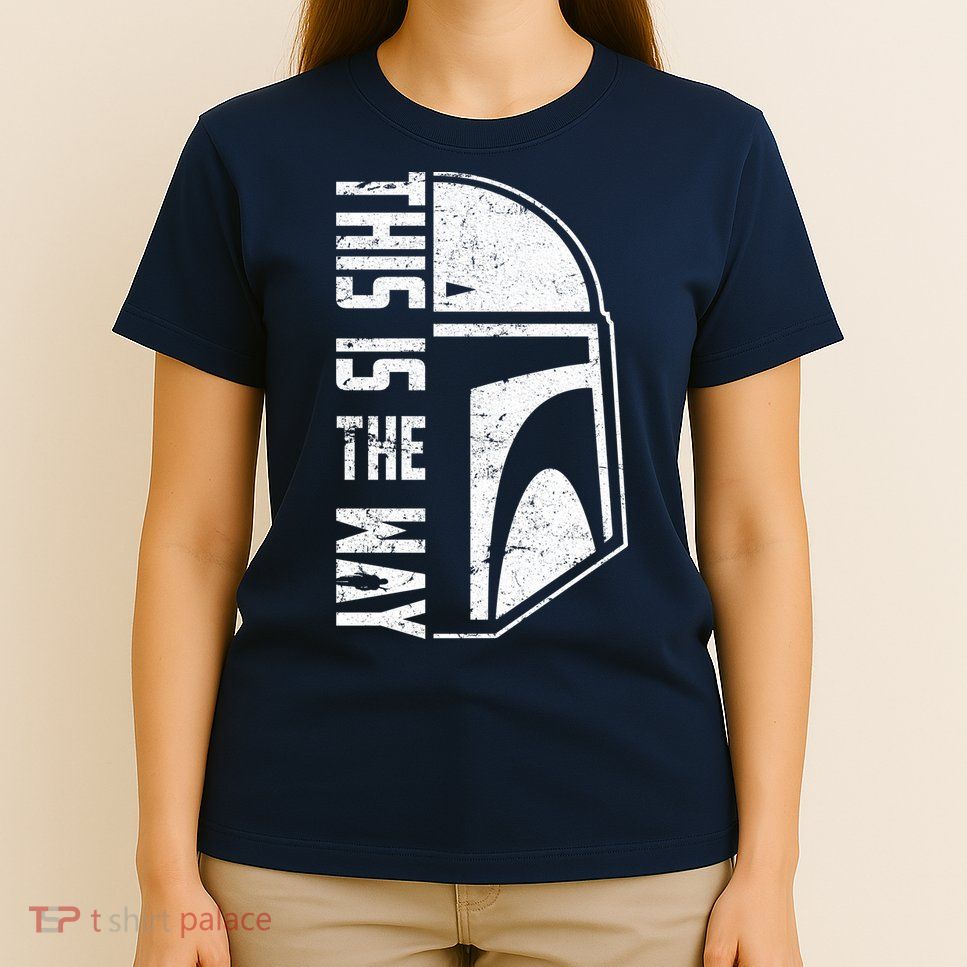 Distressed This Is The Way Helmet T-Shirt