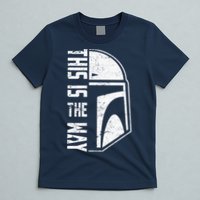 Distressed This Is The Way Helmet T-Shirt