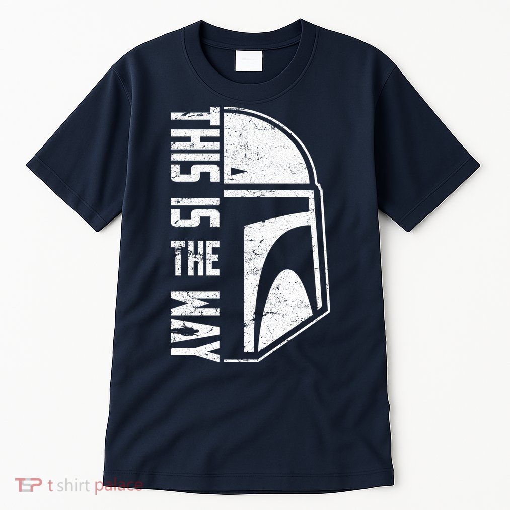 Distressed This Is The Way Helmet Tall T-Shirt