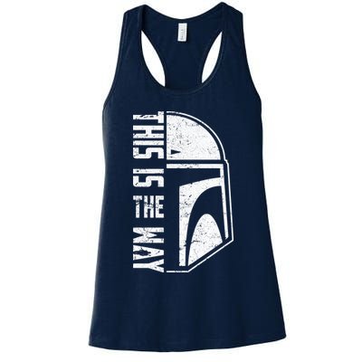Distressed This Is The Way Helmet Womens Tank Top