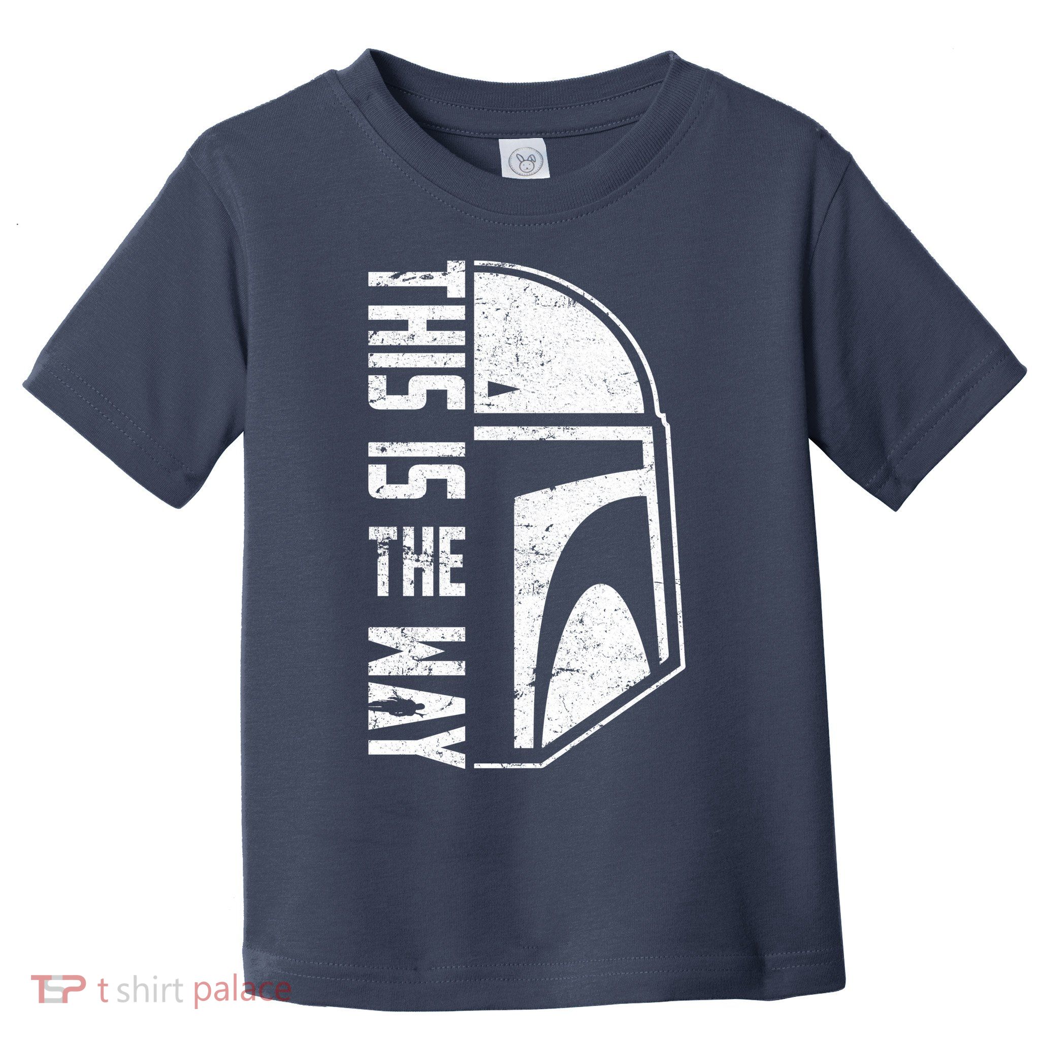 Distressed This Is The Way Helmet Toddler T-Shirt