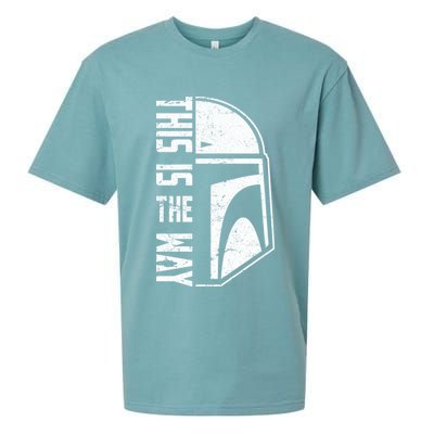 Distressed This Is The Way Helmet Sueded Cloud Jersey T-Shirt