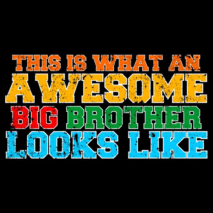 Distressed This is What an Awesome Big Brother Looks Like Cooling Performance Crew T-Shirt