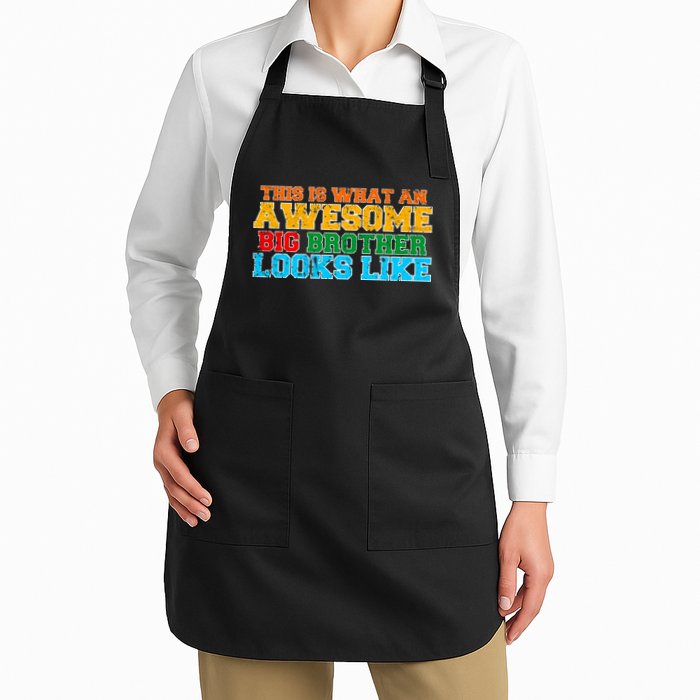 Distressed This is What an Awesome Big Brother Looks Like Apron