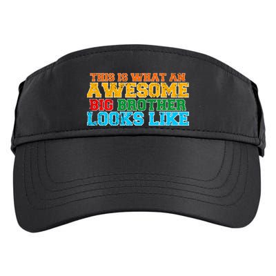Distressed This is What an Awesome Big Brother Looks Like Adult Drive Performance Visor