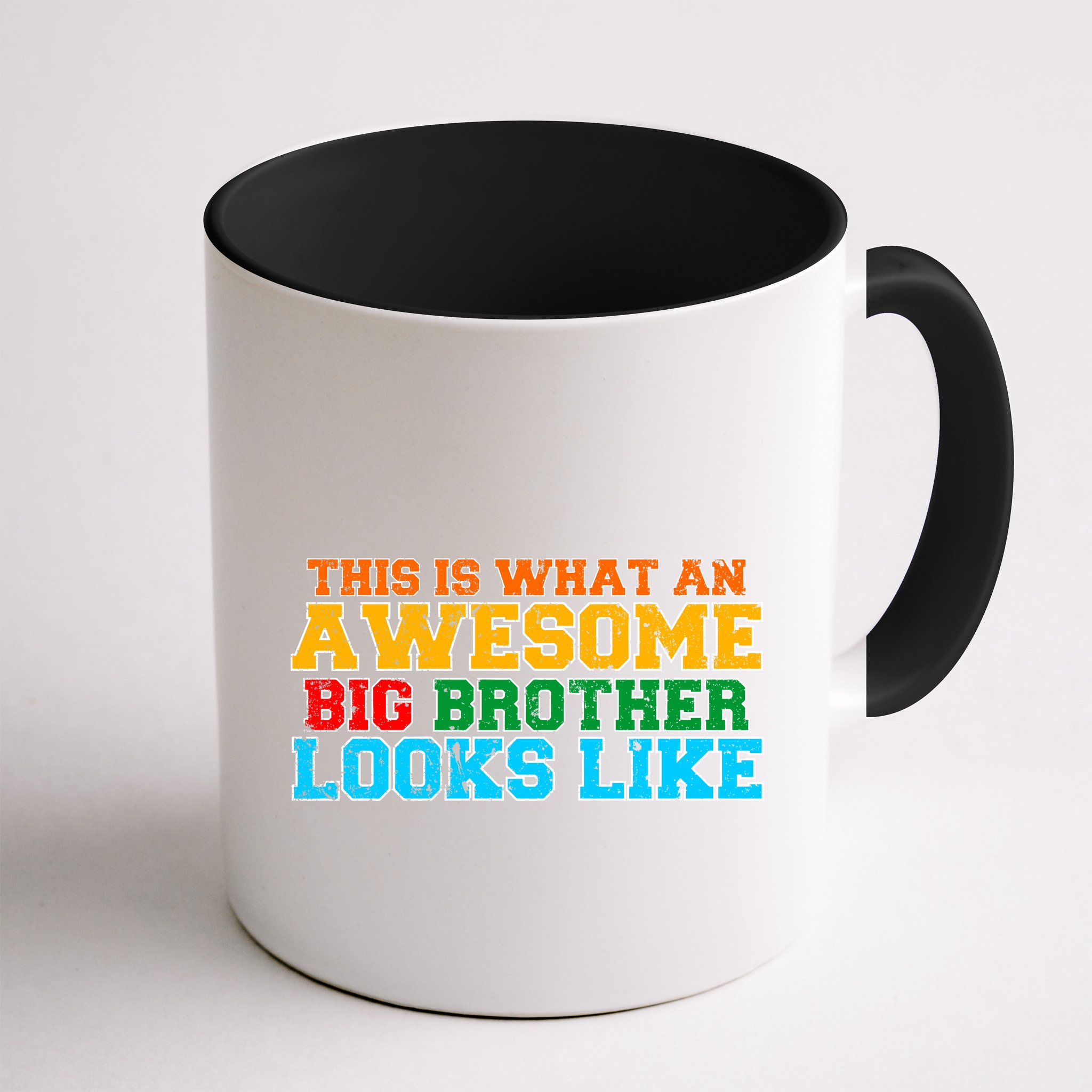 Distressed This is What an Awesome Big Brother Looks Like Mug