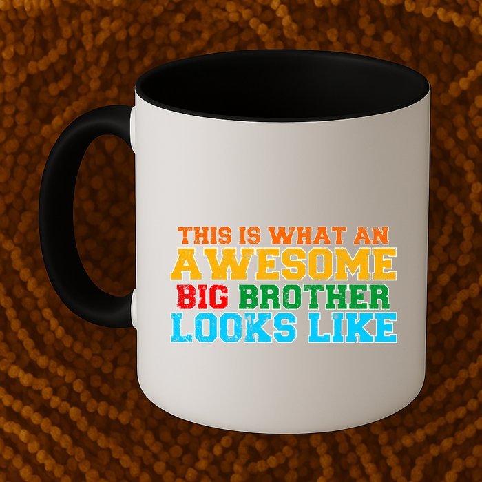 Distressed This is What an Awesome Big Brother Looks Like Mug