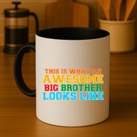 Distressed This is What an Awesome Big Brother Looks Like Mug