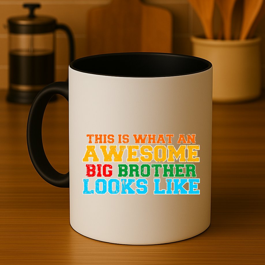 Distressed This is What an Awesome Big Brother Looks Like Mug