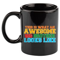Distressed This is What an Awesome Big Brother Looks Like 11oz C Handle Ceramic Mug