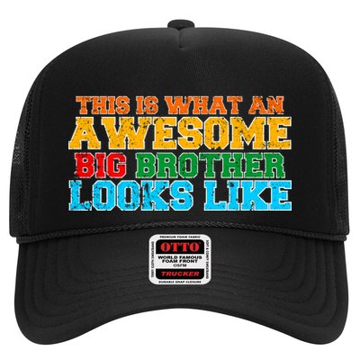 Distressed This is What an Awesome Big Brother Looks Like Trucker Hat