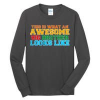 Distressed This is What an Awesome Big Brother Looks Like Tall Long Sleeve T-Shirt