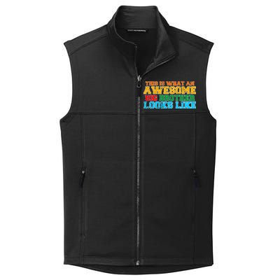 Distressed This is What an Awesome Big Brother Looks Like Collective Smooth Fleece Vest