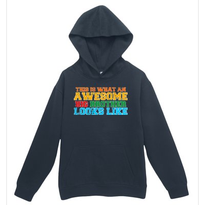 Distressed This is What an Awesome Big Brother Looks Like Urban Pullover Hoodie