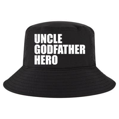 Distressed Uncle Godfather Hero Cool Comfort Performance Bucket Hat