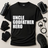 Distressed Uncle Godfather Hero Cooling Performance Crew T-Shirt