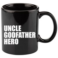 Distressed Uncle Godfather Hero 11oz C Handle Ceramic Mug