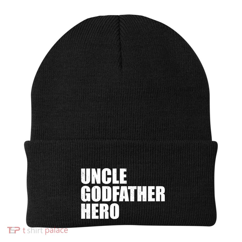 Distressed Uncle Godfather Hero Beanie