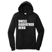 Distressed Uncle Godfather Hero Women's Pullover Hoodie