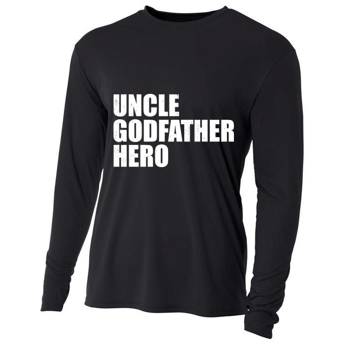 Distressed Uncle Godfather Hero Cooling Performance Long Sleeve Crew