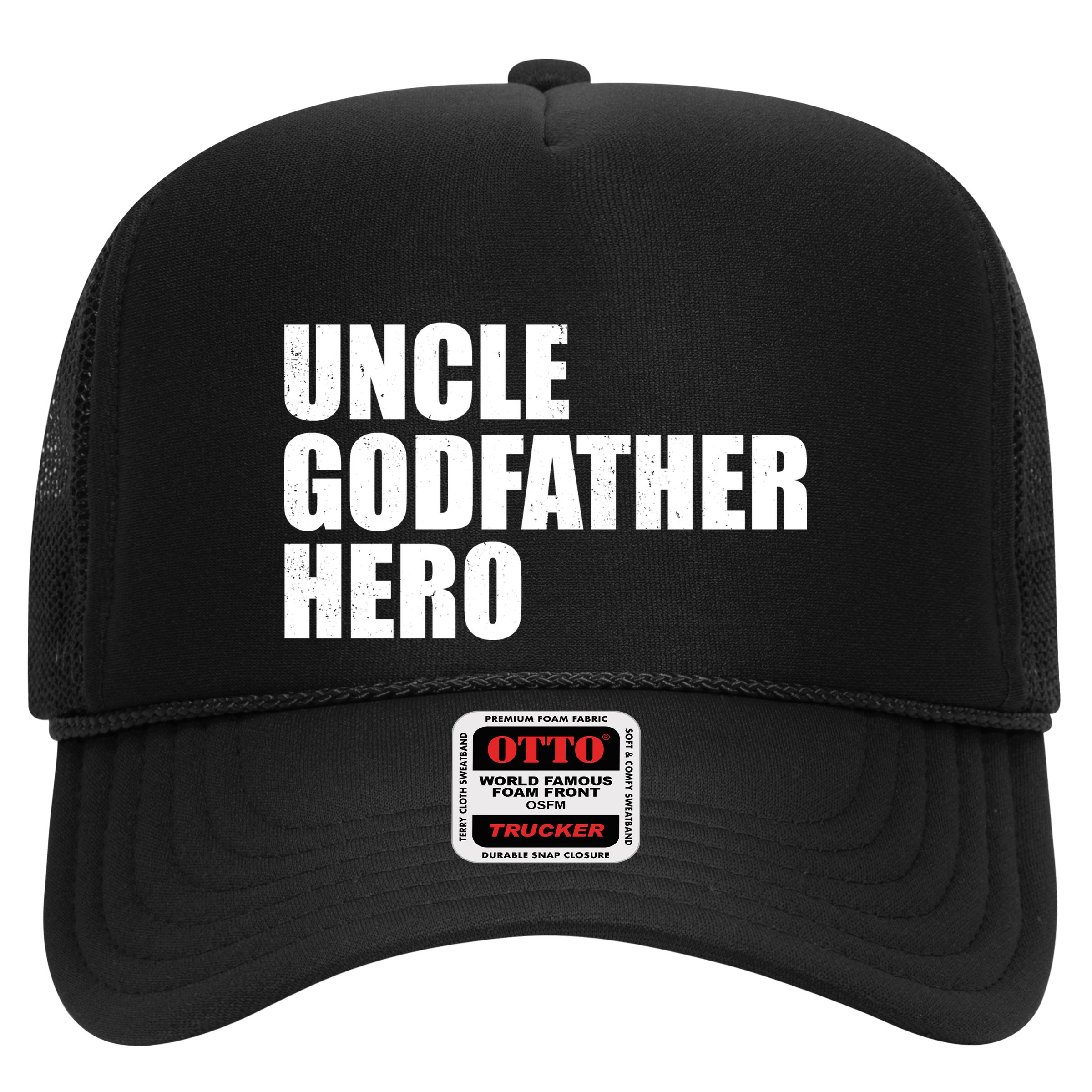 Distressed Uncle Godfather Hero Hat