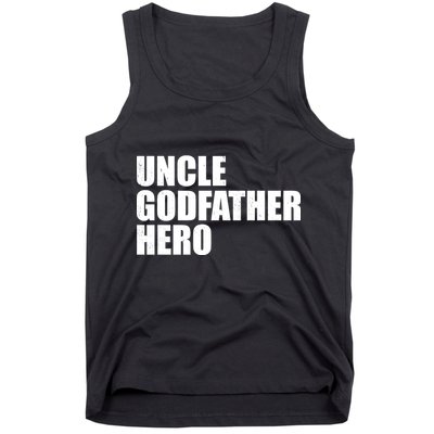 Distressed Uncle Godfather Hero Tank Top