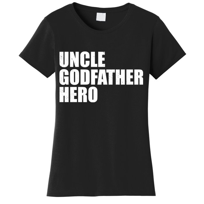 Distressed Uncle Godfather Hero Women's T-Shirt