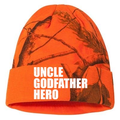 Distressed Uncle Godfather Hero Kati Licensed 12" Camo Beanie