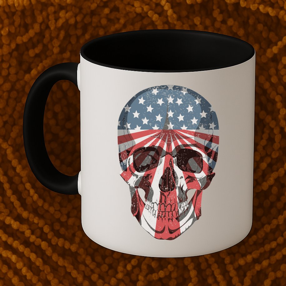 Distressed Undefeated World War Champs Mug