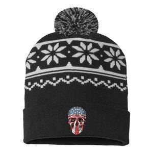 Distressed Undefeated World War Champs USA-Made Snowflake Beanie