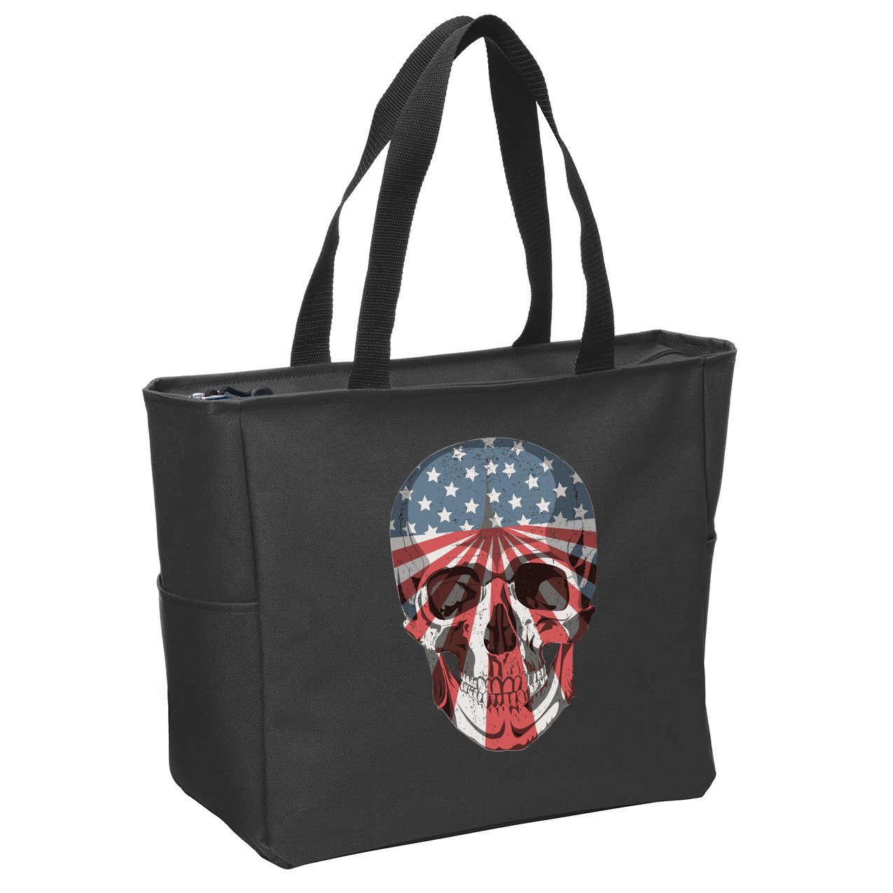 Distressed Undefeated World War Champs Zip Tote Bag