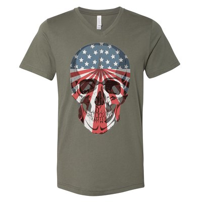 Distressed Undefeated World War Champs V-Neck T-Shirt