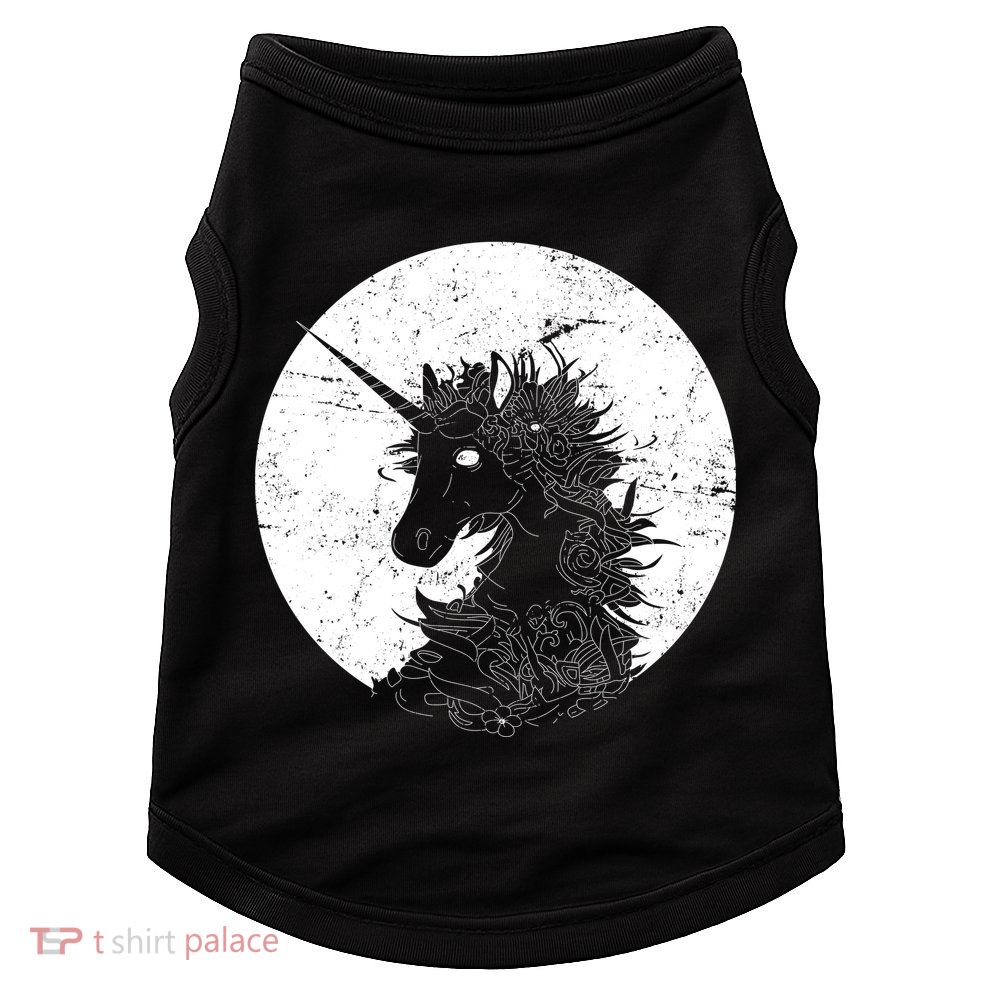 Distressed Unicorn Emblem Doggie Tank