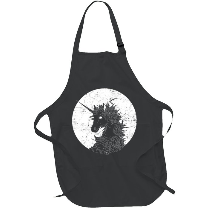 Distressed Unicorn Emblem Apron