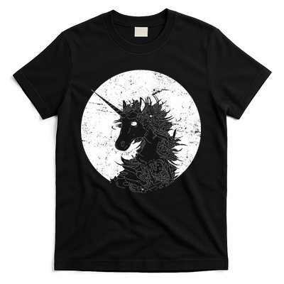 Distressed Unicorn Emblem T-Shirt