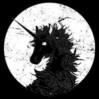 Distressed Unicorn Emblem Premium T-Shirt