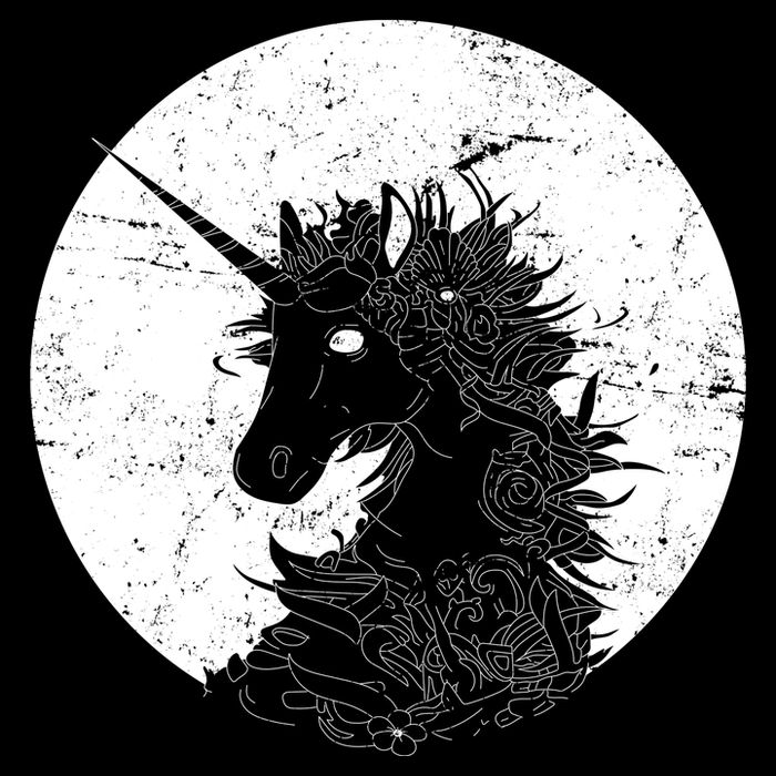 Distressed Unicorn Emblem Premium T-Shirt