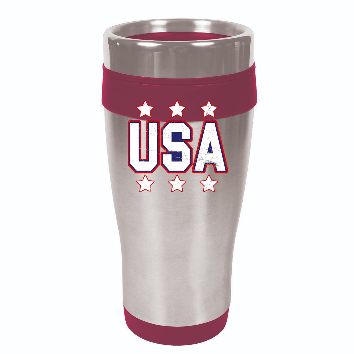 Distressed USA Patriotic Logo Cool Comfort Performance Bucket Hat