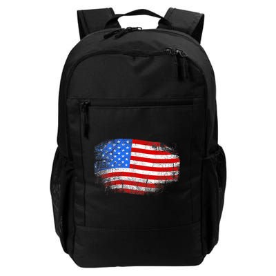 Distressed USA Waving Flag Backpack