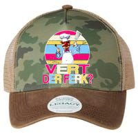 Distressed Vert Der Ferk Retro Chef Legacy Tie Dye Trucker Hat
