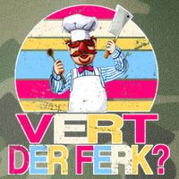Distressed Vert Der Ferk Retro Chef Legacy Tie Dye Trucker Hat