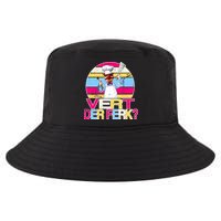 Distressed Vert Der Ferk Retro Chef Cool Comfort Performance Bucket Hat